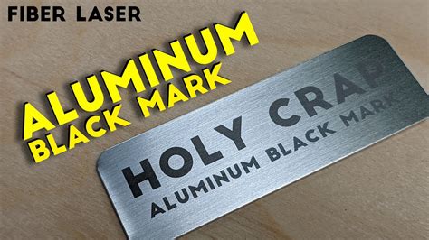 laser engraving on aluminum